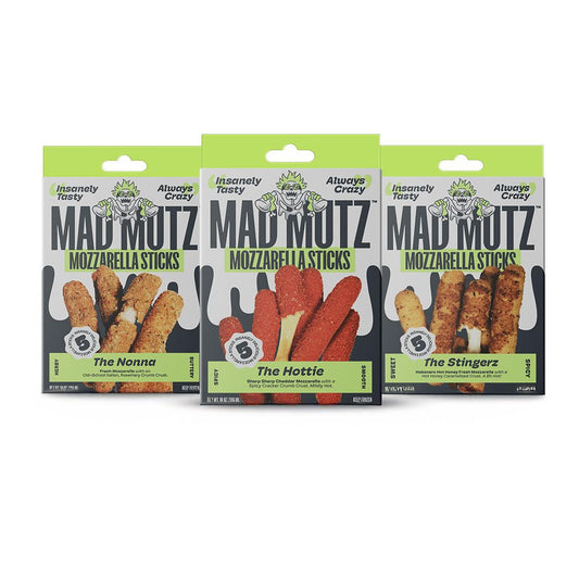Mad Mutz Viral Mozzarella Sticks - Variety Pack